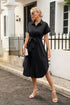 tied-button-up-shirt-dress Sophia's Trends - Sophia's Style--